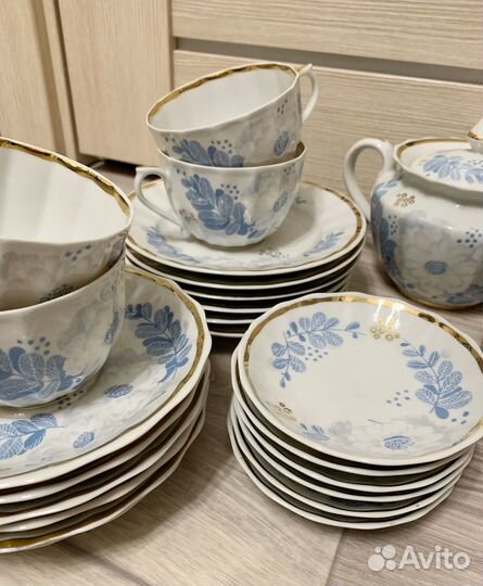 Чайный сервиз вербилки СССР