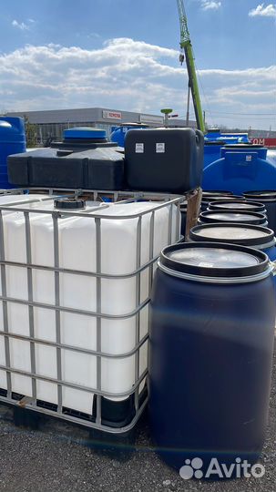 Еврокуб (кубовая емкость),б/у, белого цвета