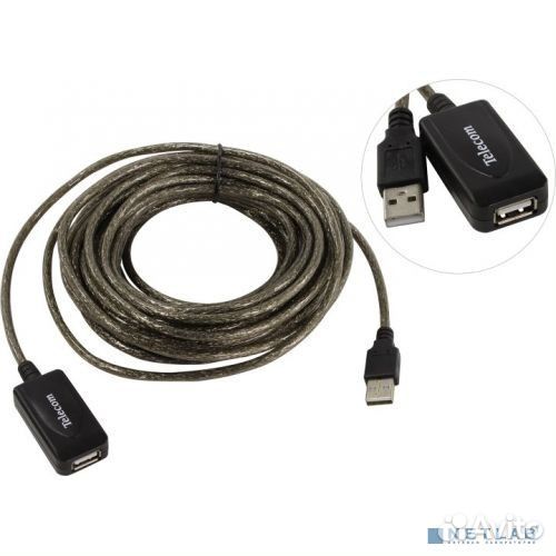 Telecom Кабель USB2.0-repeater, удлинительный акти
