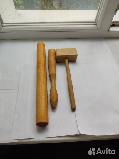 Скалка СССР, кухонный набор, лукорезка, овощерезка