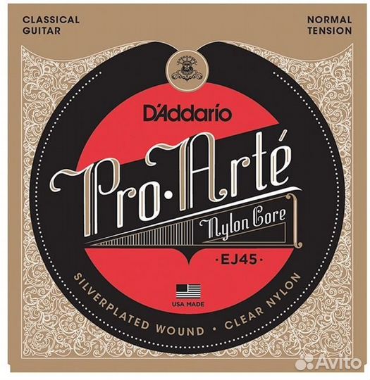 Струны D'Addario Pro Arte EJ45- (USA) для класс