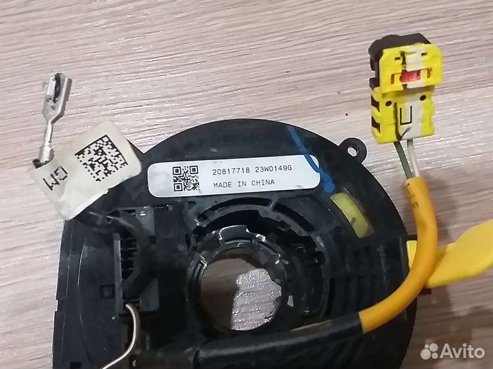 Улитка подрулевая шероле круз