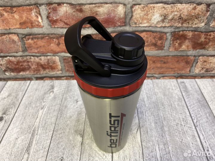 Шейкер Be First 800 мл металл. с один. стенкой