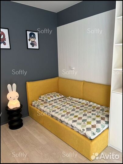 Детская кровать угловая