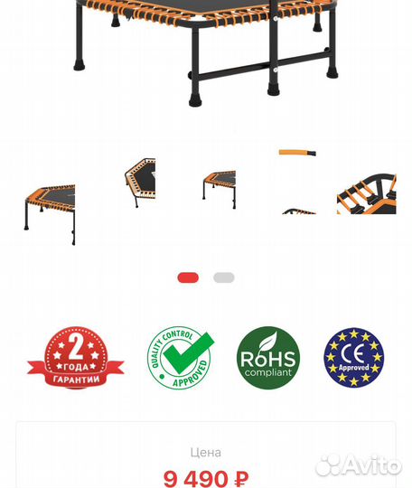 Батут спортивный