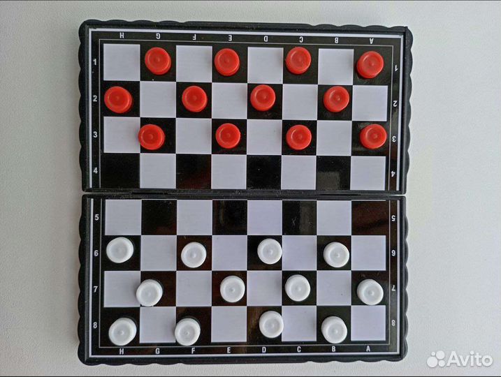 2 в 1 Магнитные игры мини в дорогу