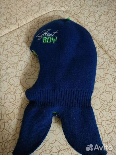 Шапки детские для мальчиков 6-12 мес