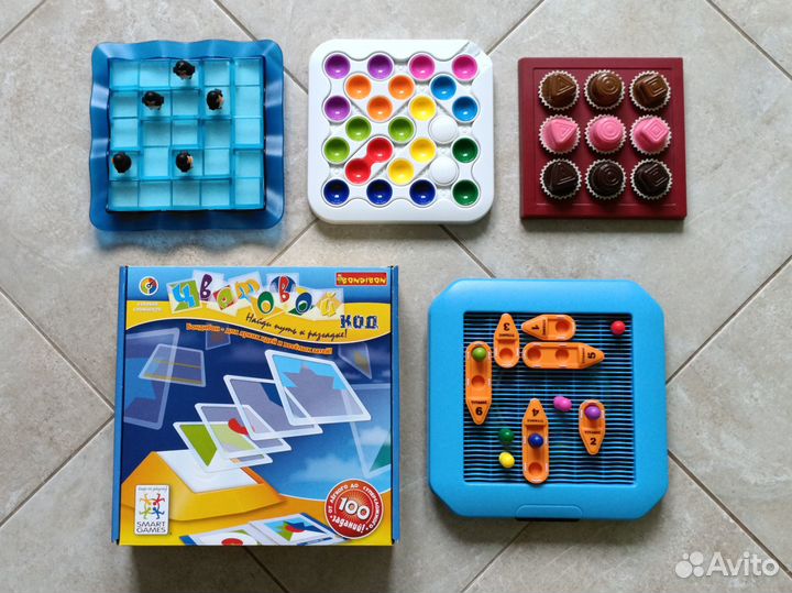 Логические настольные игры Bondibon