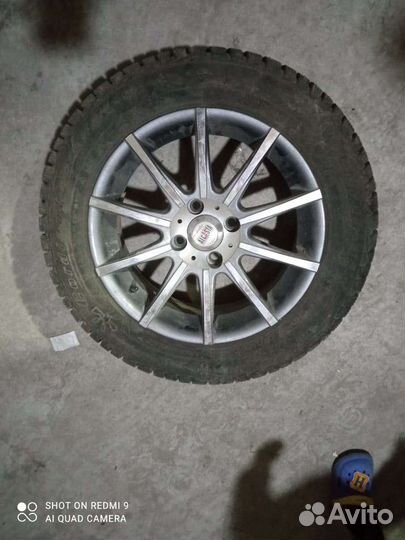 Литые диски r15 с резиной зимней