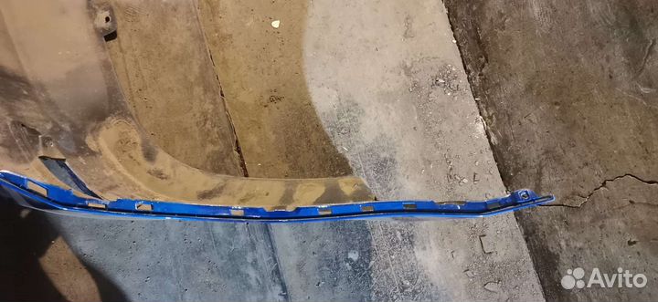 Задний бампер hyundai Solaris 2011