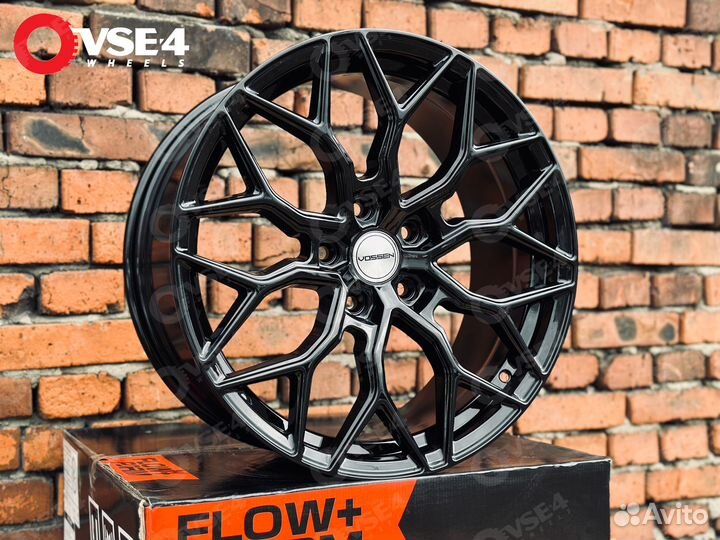 Диски R17 5-112 # Vossen HF-2 Gloss Black