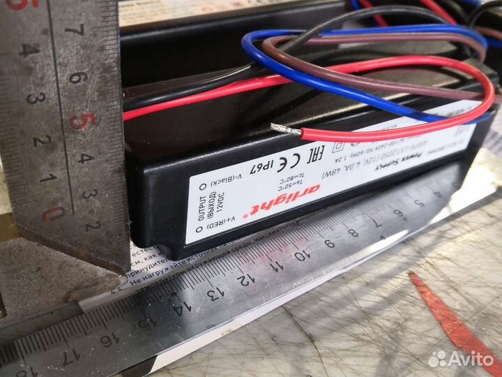 Блок питания 12v для светодиодов 48Вт ip67