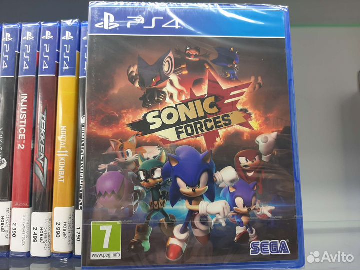 Sonic Forces (ps4, новый) русские субтитры