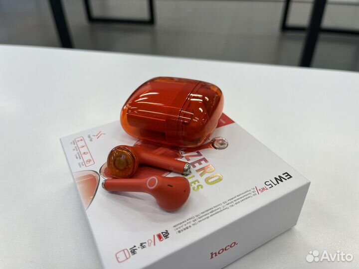 Блютус наушники Hoco EW15 Orange