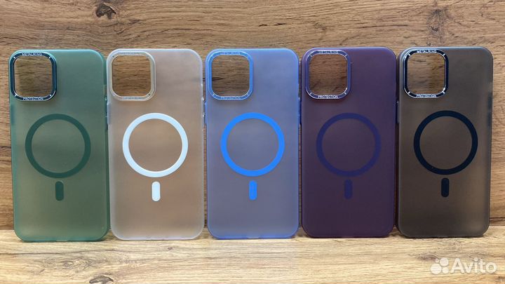 Матовый чехол Apple iPhone с металлической окантов