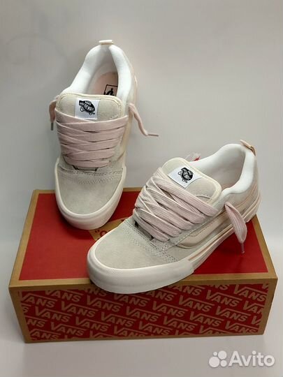 Кеды vans knu skool pastel pink