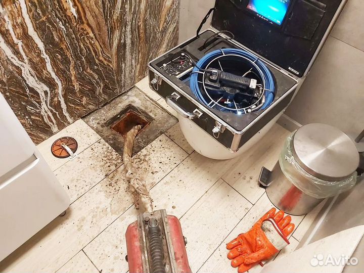 Прочистка канализации в домах, кафе, ресторанах