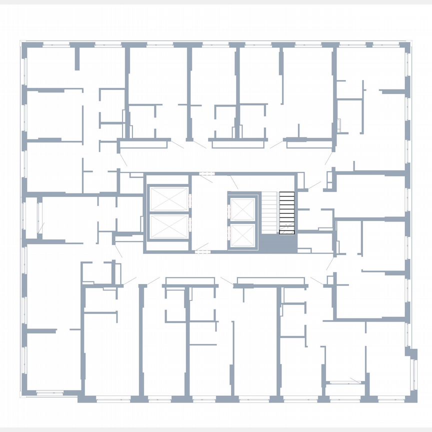 1-к. квартира, 44,7 м², 2/23 эт.