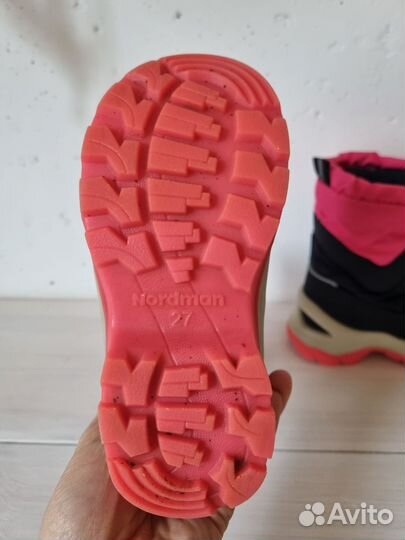 Зимние сапоги nordman t-rex 27 для девочки