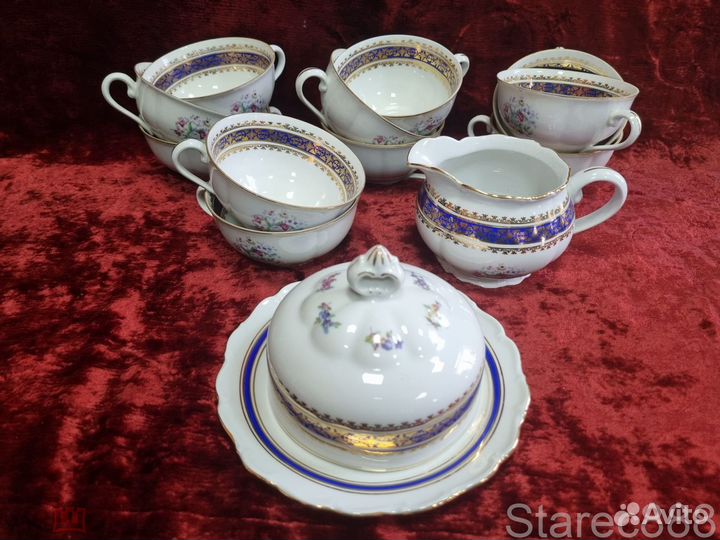 Сервиз Позолота Чехия ГДР Рига СССР