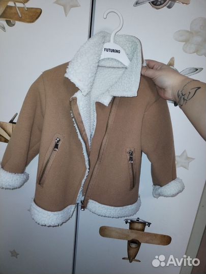 Дубленка детская 92