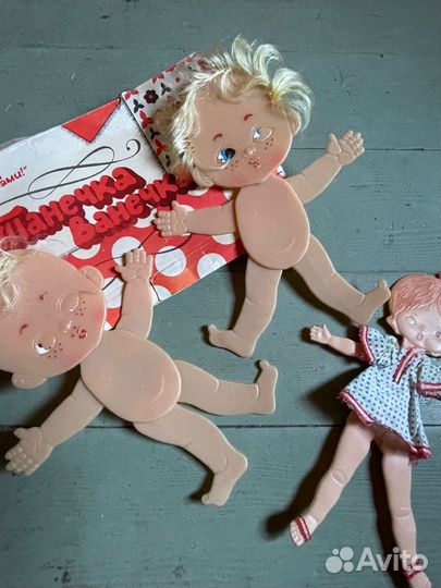 Плоские куклы шарнирные СССР