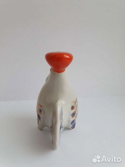 Петух. Солонка. Перечница. Статуэтка. Фарфор СССР