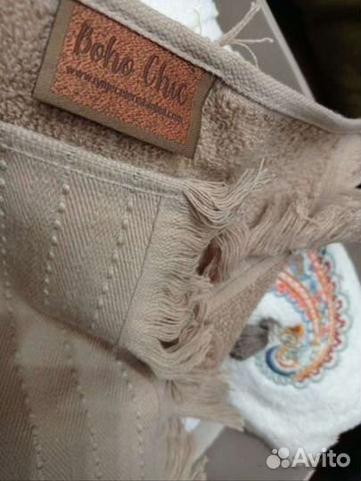 Полотенца burberry и boho chic хлопок