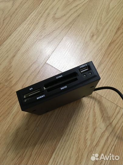 Картридер чёрный Acorp