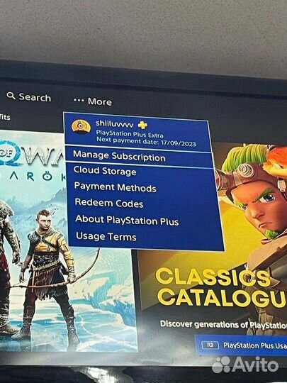 PS4 Slim 1tb +1.5 мес Extra (Магазин)