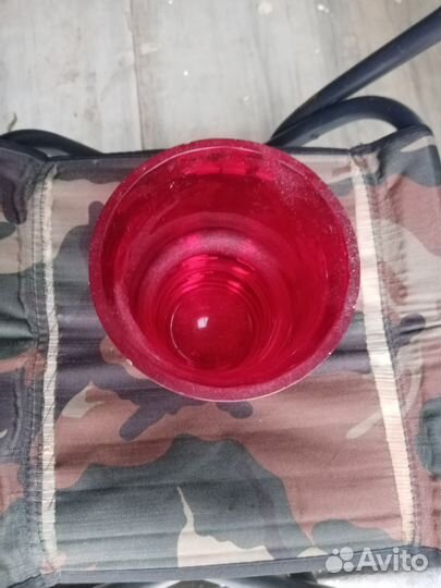 Ваза цветное стекло СССР