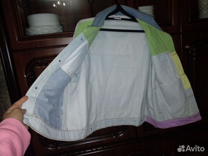 Джинсовая куртка женская оверсайз