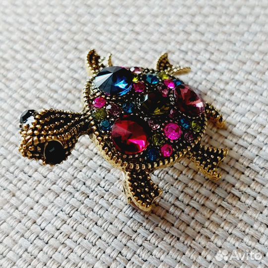 Брошь Черепаха