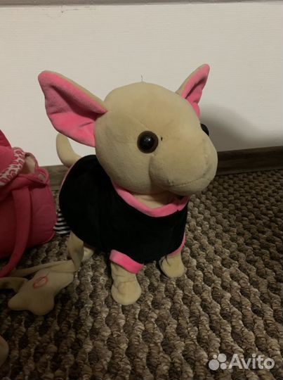 Собачка с сумочкой музыкальная