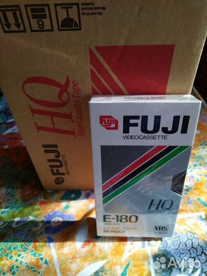 Видеокассеты новые Fuji E-180 HQ Beridox VHS