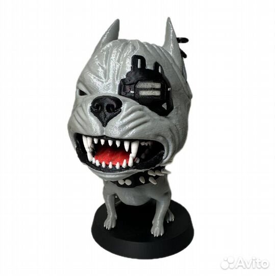 Болванчик, собака, Cyberpunk