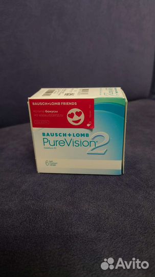 Линзы контактные Pure Vision 2 -3,75