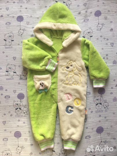Комбинезон новый тепленький 62