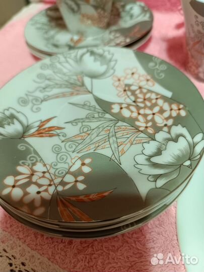 Кофейный сервиз на 6 персон Япония