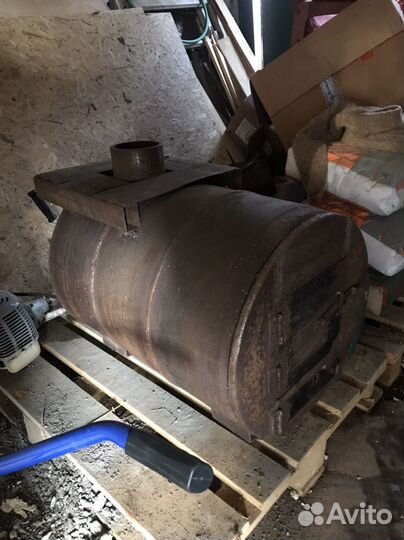 Печь для помещения из дисков