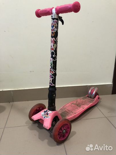 Самокат детский трехколесный бу