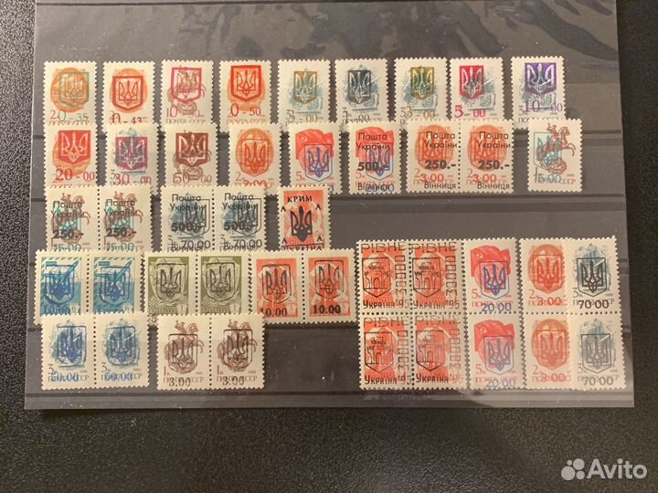Почтовые марки Украины местные выпуски (локалы)