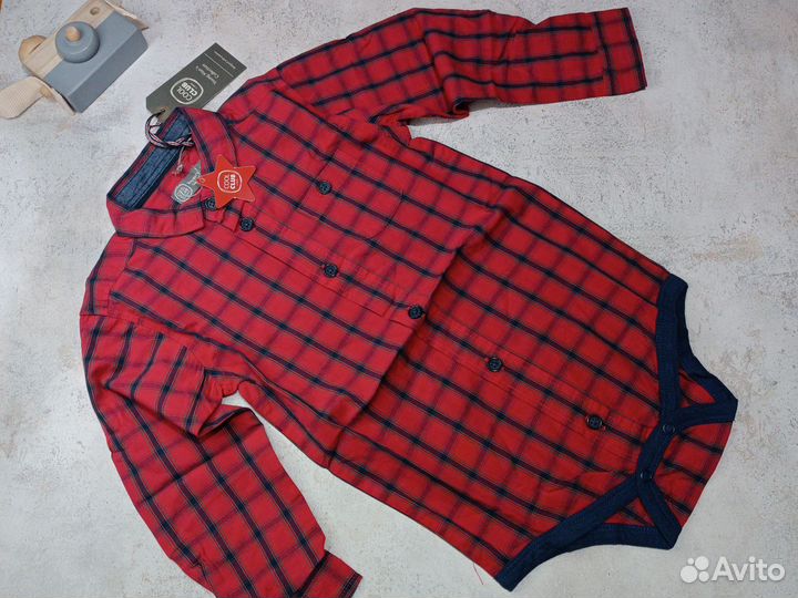 Рубашка боди новая для мальчика 98 Польша