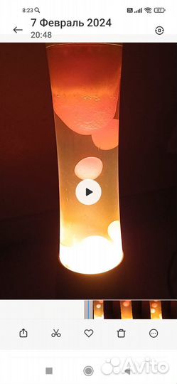 Лава лампа большая