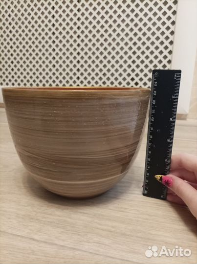 Горшок для цветов керамический