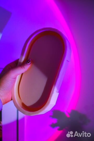 Силиконовый молд Овал 18:9,5 см