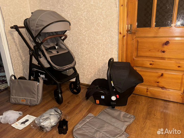 Коляска новая 3в1 всесезонная