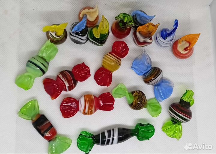 Конфеты из стекла