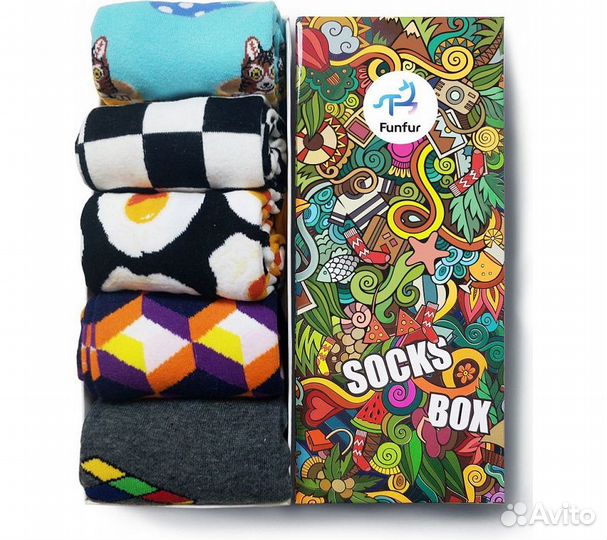 Носки Funfur Street в наборе 5 пар