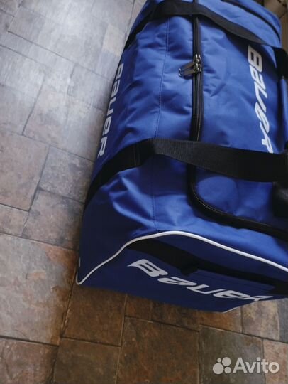 Бакл хоккейный сумка без колёс синяя